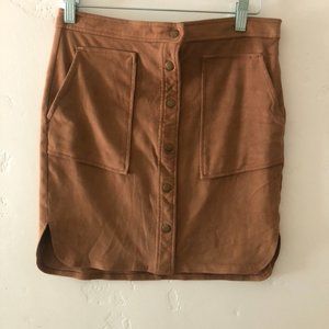 Suede Jolt skirt!